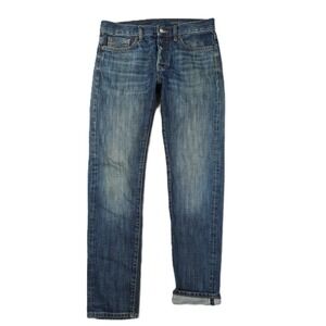 Outerknown SEA Selvedge Denim Jeans Men's 31x32 Ambassador Slim Fit Blue